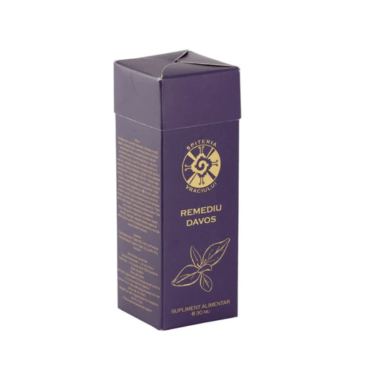 Remediu Natural Tuse și Dureri de Gât – DAVOS Antiinflamator | 30ml