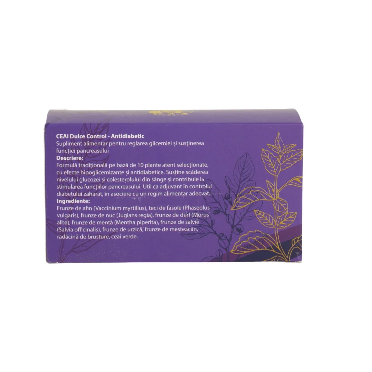 Ceai Natural pentru Glicemie și Diabet – Dulce Control