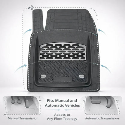 Covorase Renault Vel Satis 2 Hatchback (Luxury) Compatibile 2005-2009 | Silver