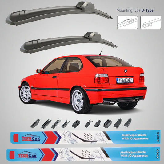 Ștergătoare BMW Seria 3 E36 Compact (1994–2000) | Set Față – TeamCar®