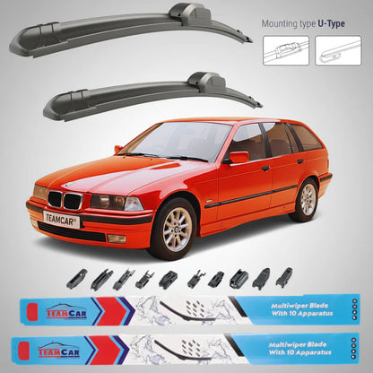 Ștergătoare BMW Seria 3 E36 Touring (1995–1999) | Set Față – TeamCar®