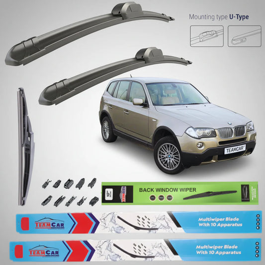 Ștergătoare BMW X3 E83 (2003–2006) Pre-Facelift | Set Complet – TeamCar®