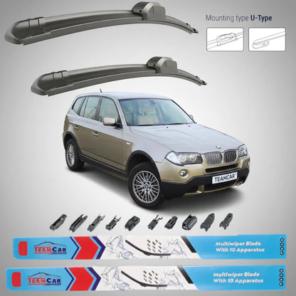 Ștergătoare BMW X3 E83 (2003–2006) Pre-Facelift | Set Față – TeamCar®