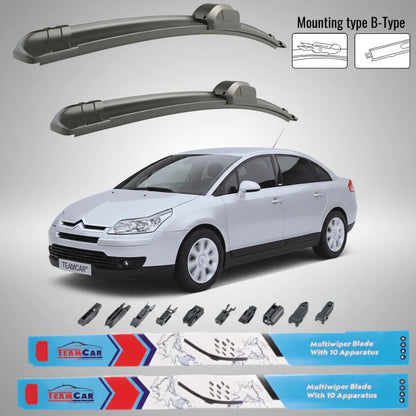 Ștergătoare Citroen C4 Sedan (2006–2013) Flat | Set față – TeamCar®