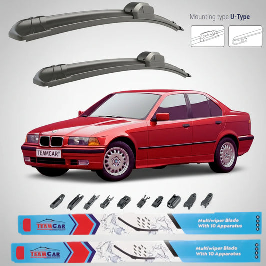 Ștergătoare BMW Seria 3 E36 Sedan (1990–1999) | Set Față – TeamCar®