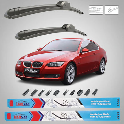 Ștergătoare BMW Seria 3 E92 (2006–2009) Flat | Set Față – TeamCar®