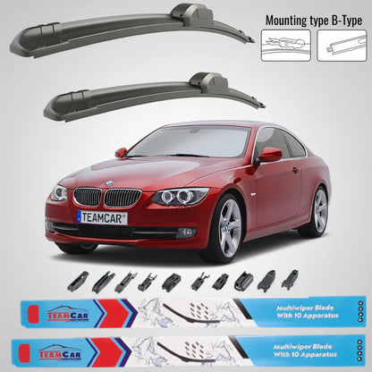 Ștergătoare BMW Seria 3 E92 Facelift (2009–2013) Flat | Set Față – TeamCar®