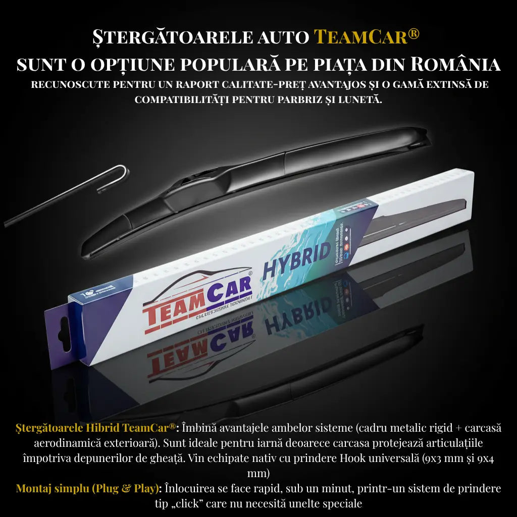 Ștergătoare Suzuki Grand Vitara II JT 5 Uși 2008-2012 | Set Față și Spate Hibrid – TeamCar®
