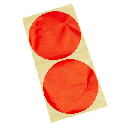 Stickere rotunde uni 10cm - roșu (set 30 buc)