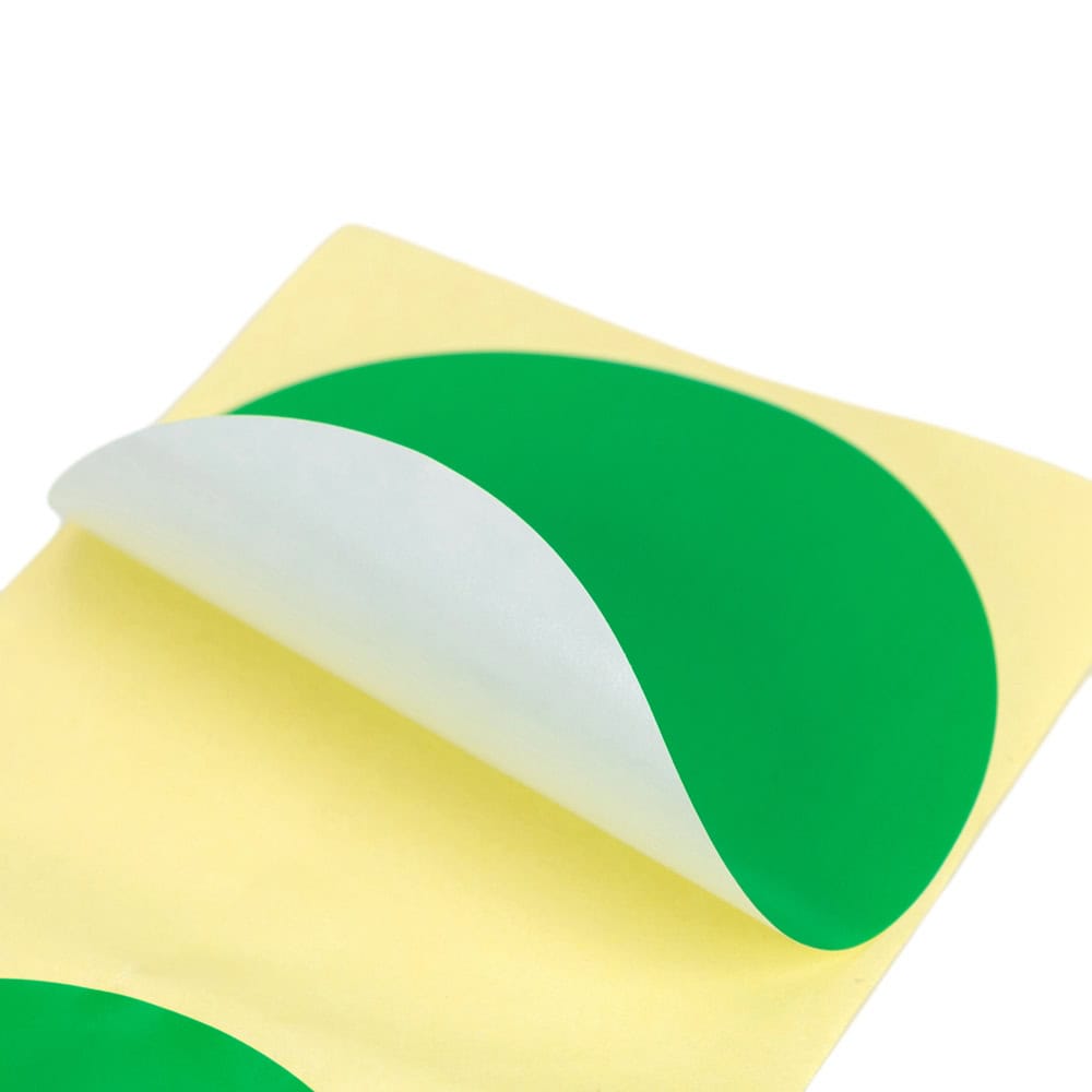Stickere rotunde uni 10cm - verde (set 30 buc)
