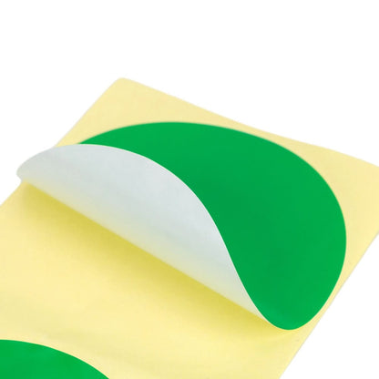 Stickere rotunde uni 10cm - verde (set 30 buc)