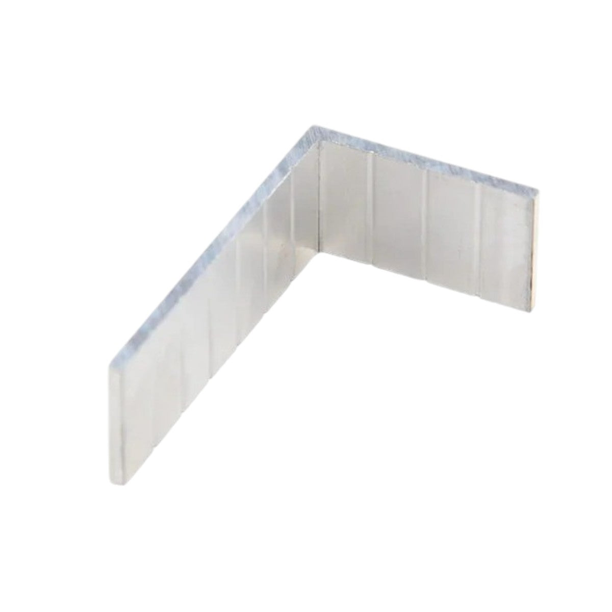 Suport de fixare sina gard WPC, aluminiu, Naimeed D6481, 5.2x3x2 cm, Gri