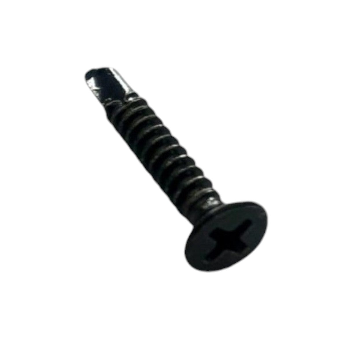 Surub pentru fixarea sinei de placa de gard, fier zincat, Naimeed D6482, 25x3 mm, Negru