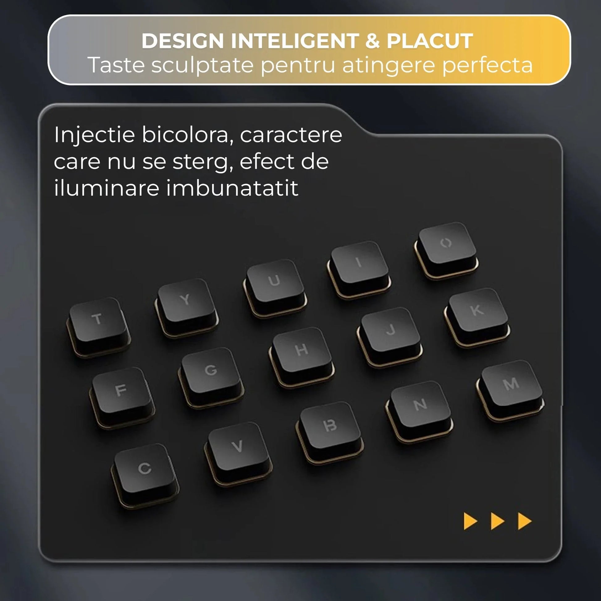 Tastatura Mecanica Timebox – Design Slim cu Iluminare LED, Tehnologie Whisper-Quiet 37dB, Taste Floating Inteligente, Layout Ergonomic, Conectare prin Cablu USB, Ideala pentru Office si Gaming, Negru - 221.ro