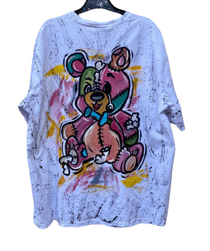 Teddy Bear t shirt Handpainted