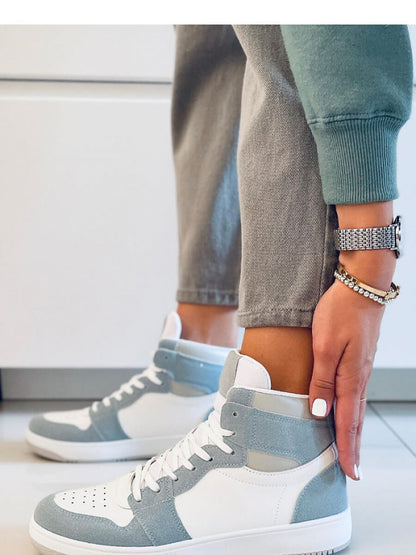 Tenişi Inello, Model 170605, Albastru - material imitație de piele  Footbed pânză