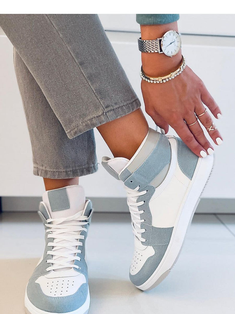 Tenişi Inello, Model 170605, Albastru - material imitație de piele  Footbed pânză