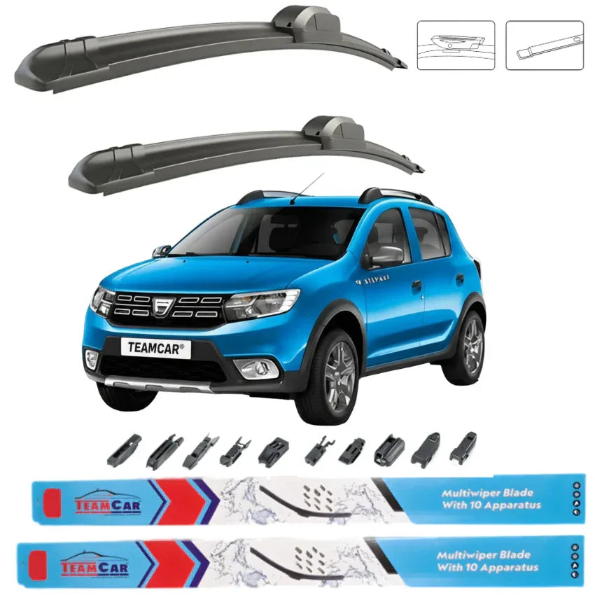 Ștergătoare Dacia Sandero II Stepway (2015–2020) TeamCar® – Set față