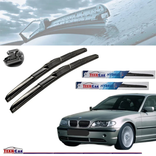 Ștergătoare TeamCar® BMW Seria 3 E46 (1998–2006) Hybrid – Set față - 221.ro