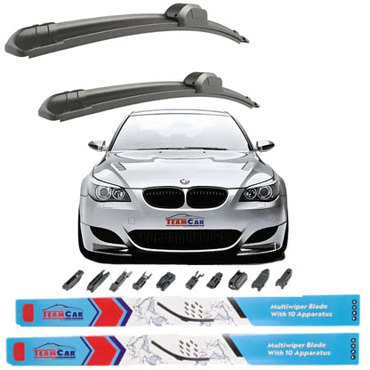 Ștergătoare TeamCar® BMW Seria 5 E60 (2003–2010) – Set față - 221.ro