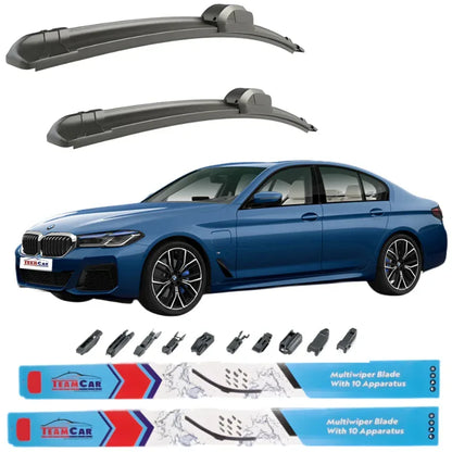 Ștergătoare TeamCar® BMW Seria 5 G30 (2017–2024) – Set față - 221.ro