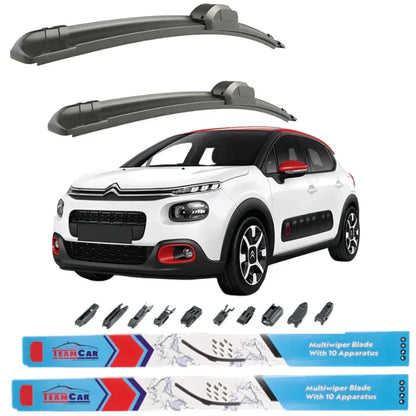 Ștergătoare TeamCar® Citroën C3 III (2016–prezent) – Set față - 221.ro