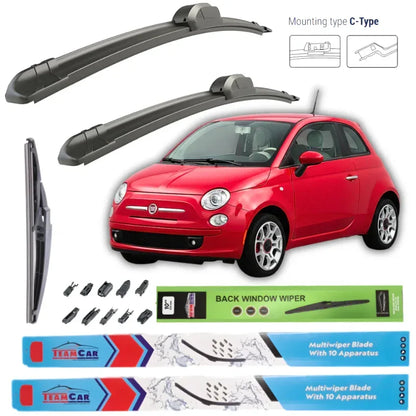 Stergatoare Fiat 500 (2007-2016) - Set Complet - 221.ro