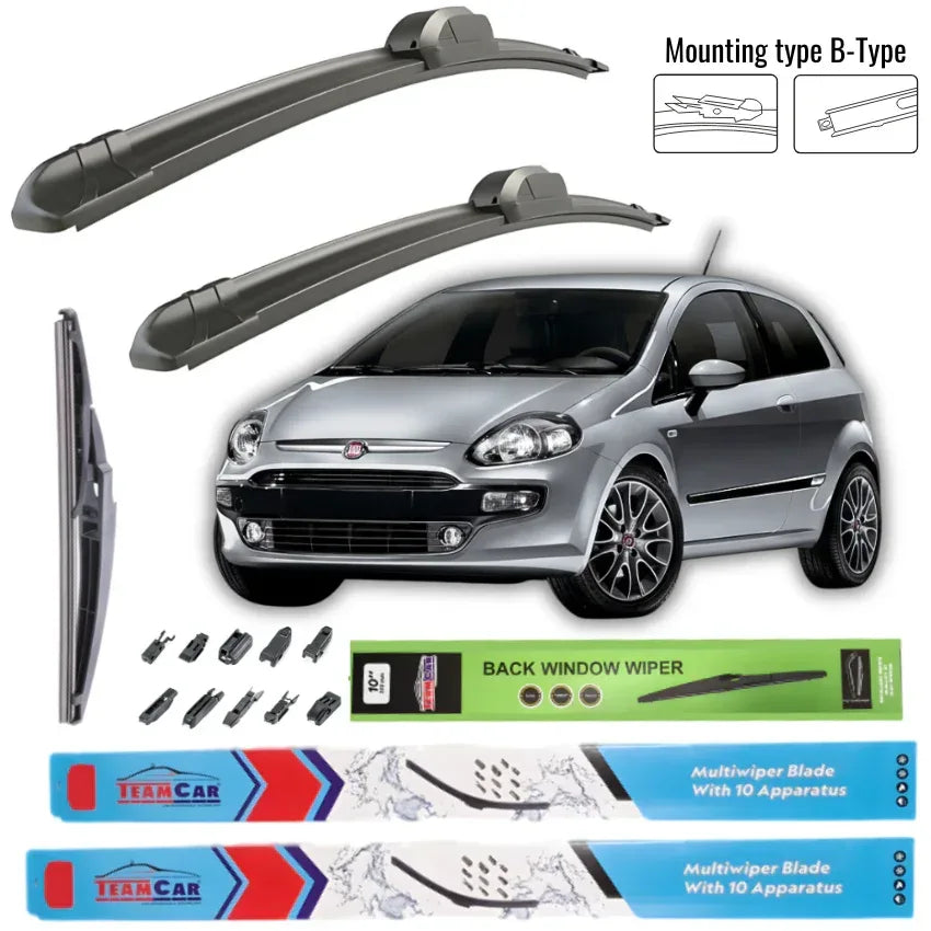 Stergatoare Fiat Punto 3 usi (199) 2012-2018 - Set Complet - 221.ro
