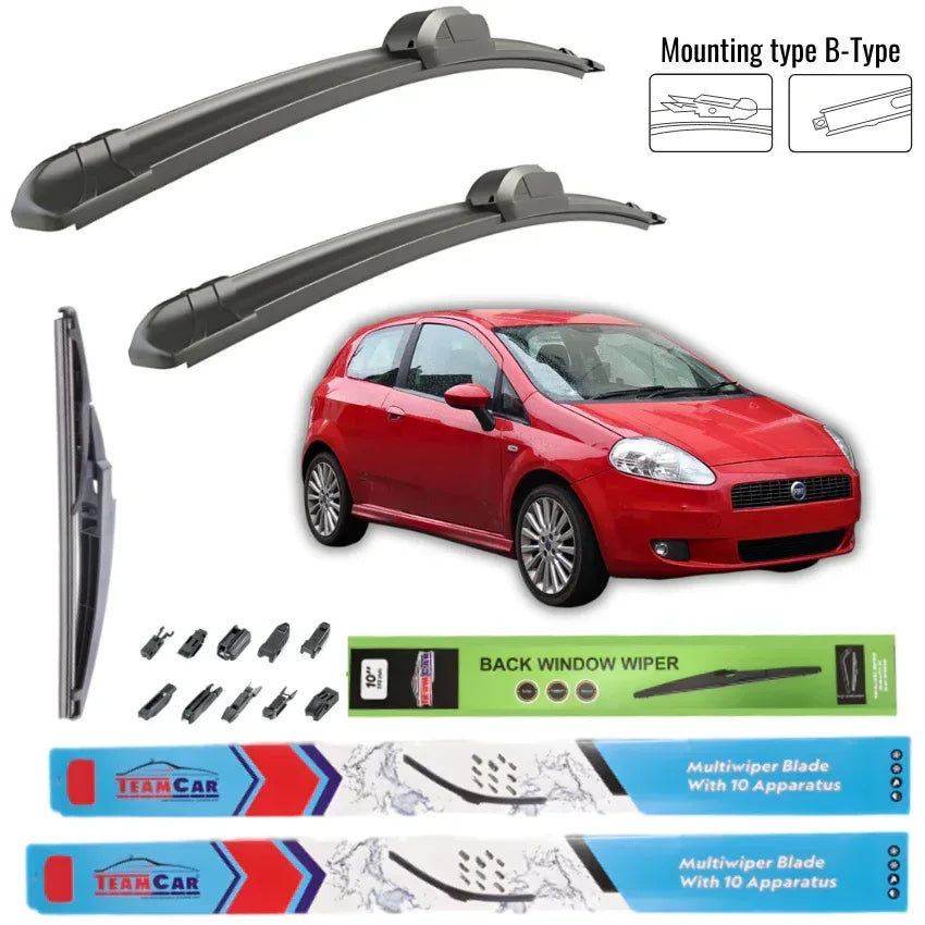 Stergatoare Fiat Punto 3 doors (Grande 199) 2005-2011 - Set Complet - 221.ro