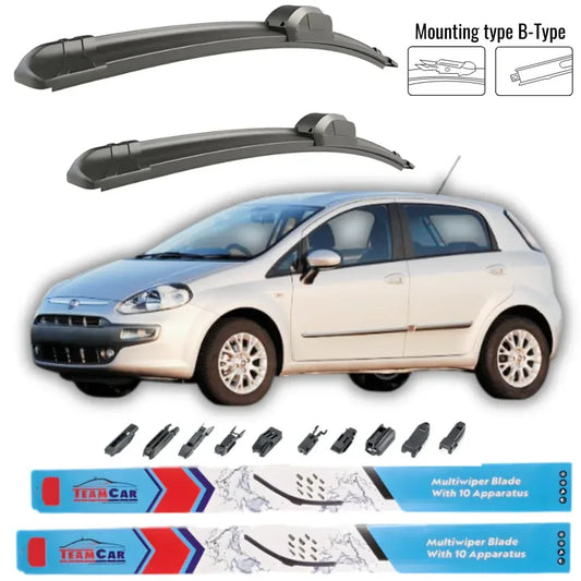 Stergatoare Fiat Punto 5 doors (Evo 199) 2009-2012 - Set Fata - 221.ro