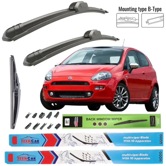 Stergatoare Fiat Punto 3 doors (Evo 199) 2009-2012 - Set Complet - 221.ro