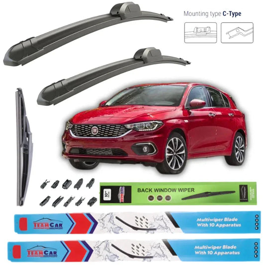 Stergatoare Fiat Tipo Hatchback 2015-2020 - Set Complet - 221.ro