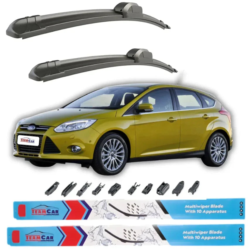Ștergătoare Ford Focus III Hatchback (2011–2014) TeamCar® – Set față - 221.ro