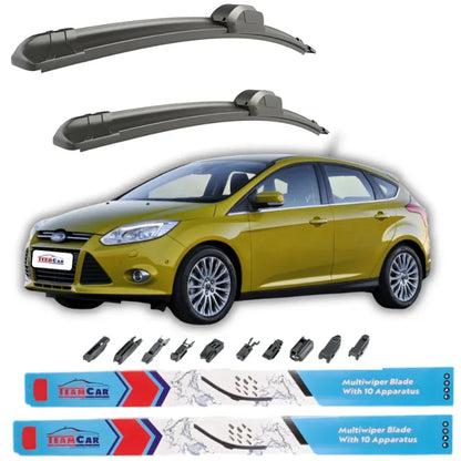 Ștergătoare Ford Focus III Hatchback (2011–2014) TeamCar® – Set față - 221.ro