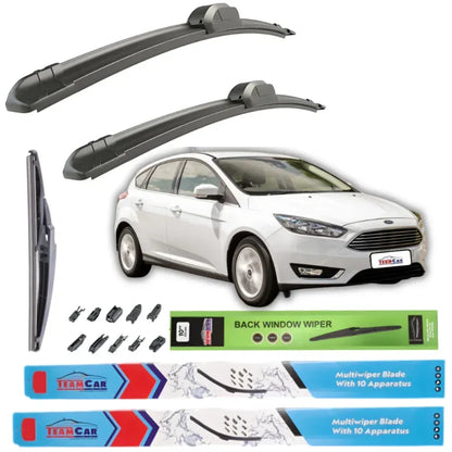 Ștergătoare Ford Focus III Hatchback (2015–2018) TeamCar® – Set Complet - 221.ro