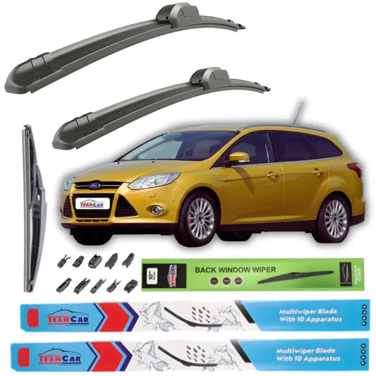 Ștergătoare Ford Focus III Turnier (2011–2014) TeamCar® – Set Complet - 221.ro