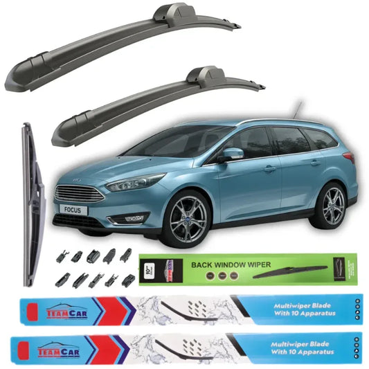 Ștergătoare Ford Focus III Turnier (2015–2018) TeamCar® – Set Complet - 221.ro
