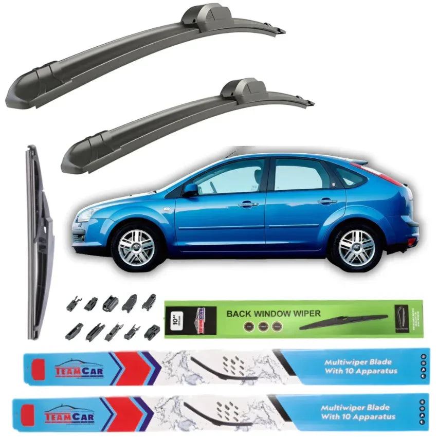 Ștergătoare Ford Focus II 5 usi (2004–2008) TeamCar® – Set Complet - 221.ro