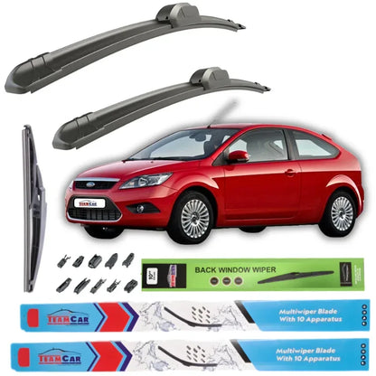 Ștergătoare Ford Focus II Hatchback 3 usi 2008–2011 TeamCar® – Set Complet - 221.ro