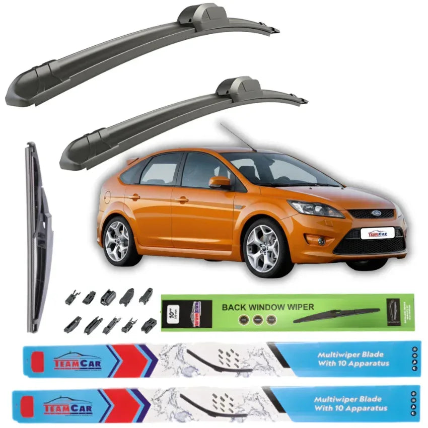 Ștergătoare Ford Focus II Hatchback 5 usi 2008–2011 TeamCar® – Set Complet - 221.ro