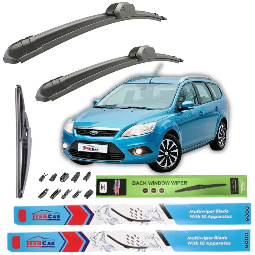 Ștergătoare Ford Focus II Turnier 2008–2011 TeamCar® – Set Complet - 221.ro
