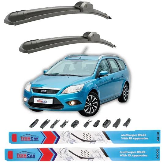 Ștergătoare Ford Focus II Turnier (2008–2011) TeamCar® – Set față - 221.ro