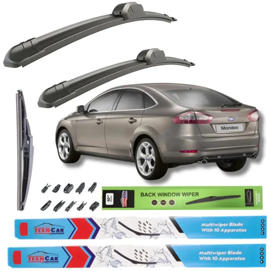 Ștergătoare Ford Mondeo IV, Mk4 Hatchback (2007–2014) TeamCar® – Set Complet - 221.ro