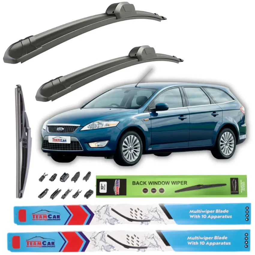 Ștergătoare Ford Mondeo IV, Mk4 Turnier (2007–2014) TeamCar® – Set Complet - 221.ro