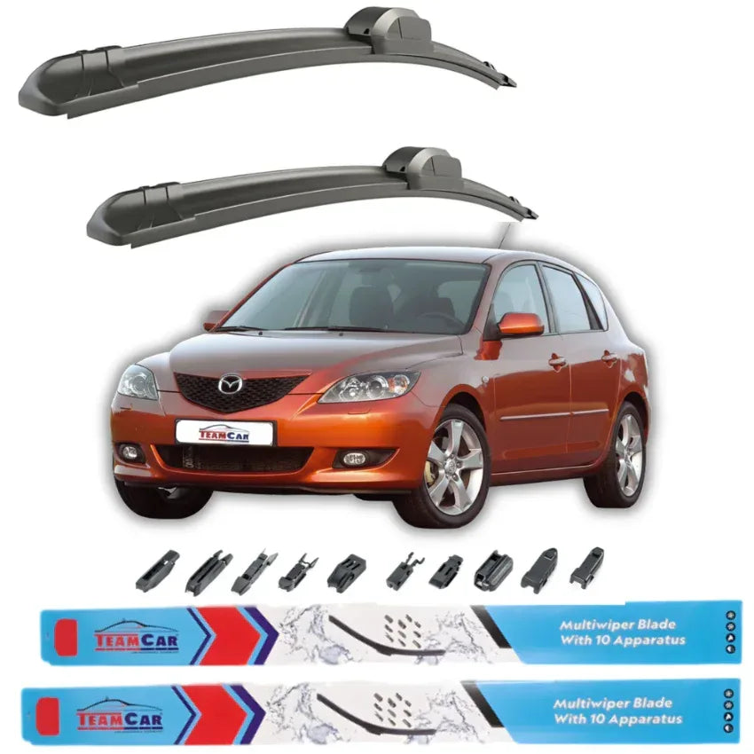 Ștergătoare TeamCar® Mazda 3 BK Hatch (2003–2009) – Set față - 221.ro