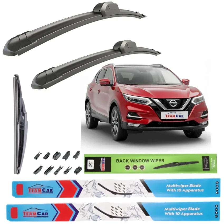 Ștergătoare Nissan Qashqai J11 (2017–2021) TeamCar® – Set Complet - 221.ro