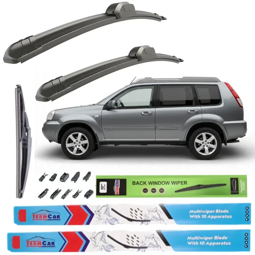 Ștergătoare Nissan X-Trail T31 (2007–2010) TeamCar® – Set Complet - 221.ro