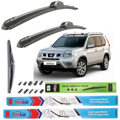 Ștergătoare Nissan X-Trail T31 (2010–2014) TeamCar® – Set Complet - 221.ro