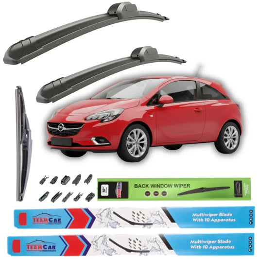 Ștergătoare Opel Corsa E 3 usi (2014–2019) TeamCar® – Set Complet - 221.ro