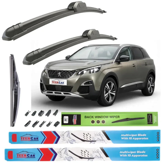 Ștergătoare Peugeot 3008 II (2016-2020) TeamCar®– Set Complet - 221.ro